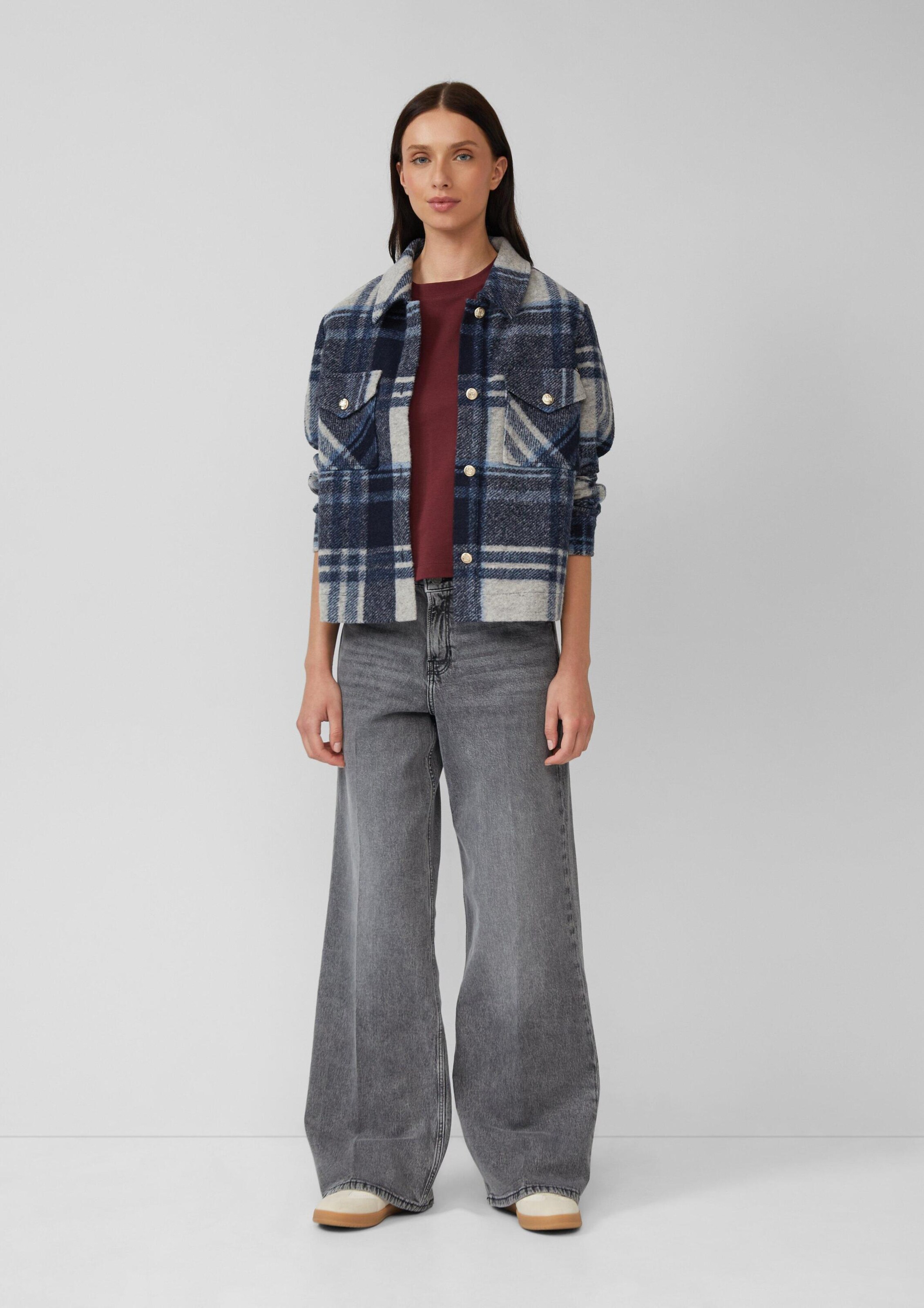 s.Oliver Wide leg Τζιν 'Suri' σε γκρι