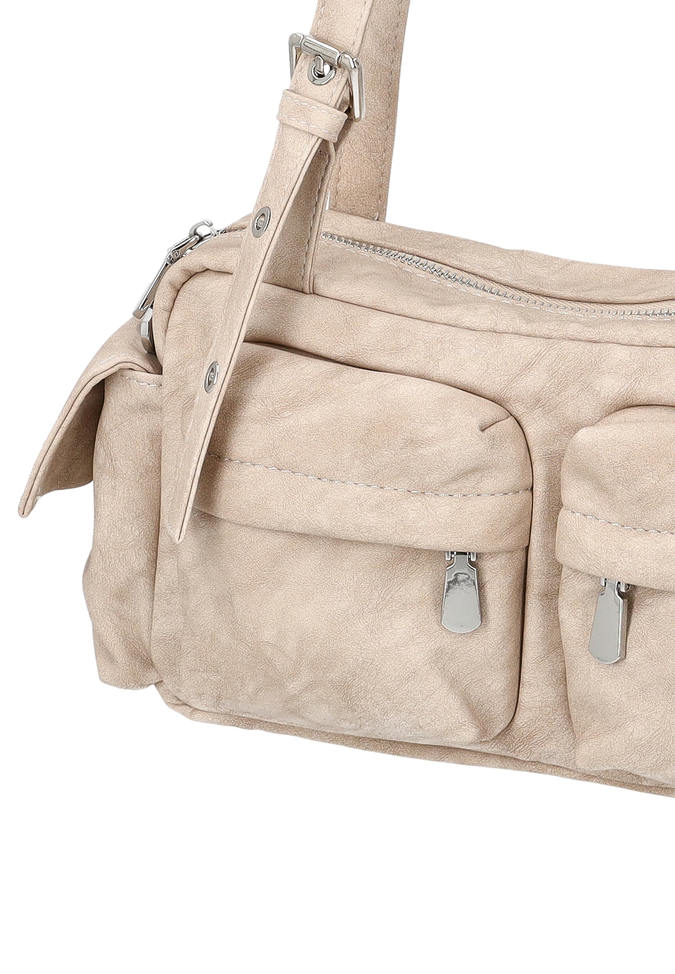 myMo ROCKS - Bolso de hombro en blanco