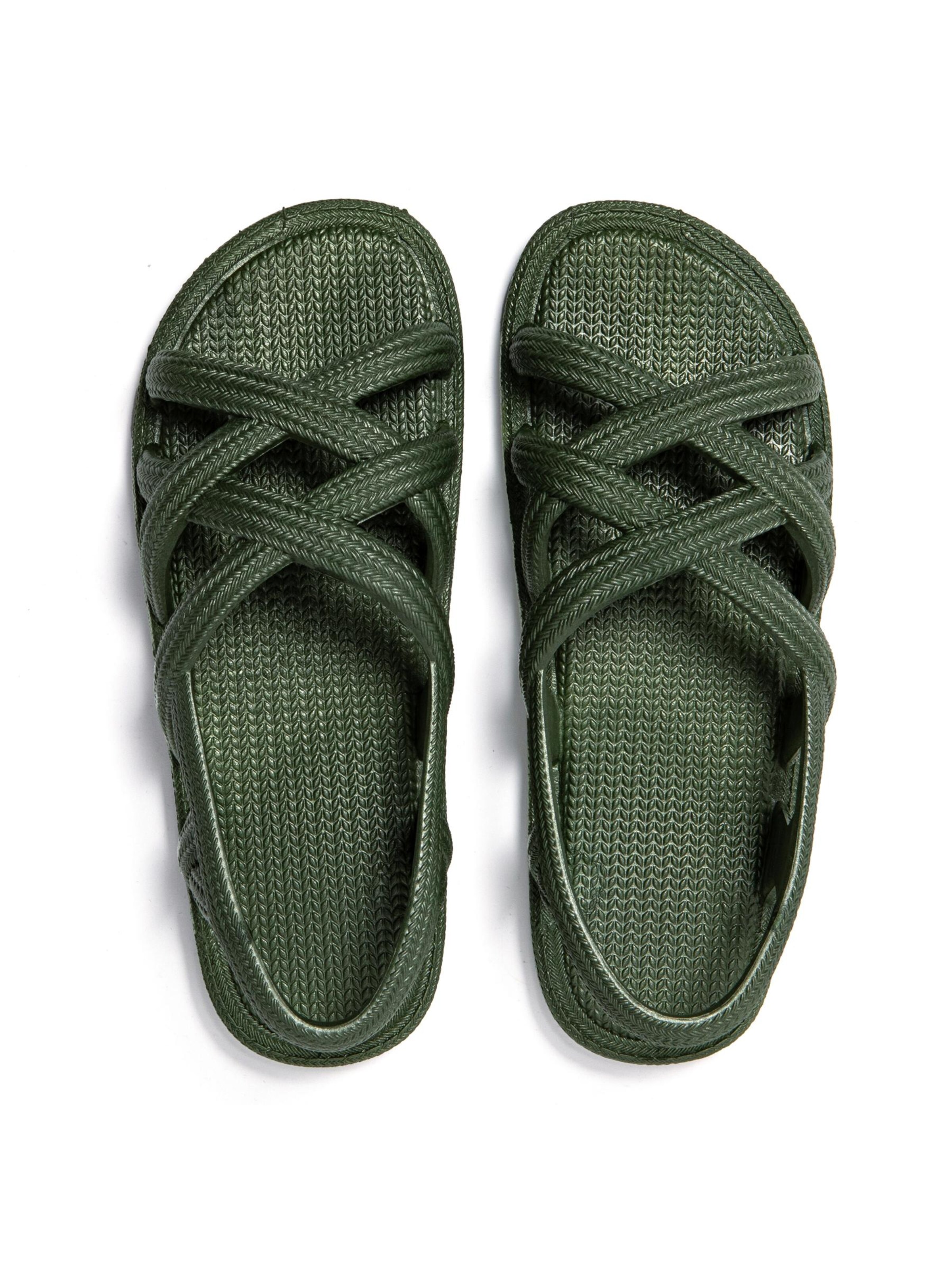 Brasileras - Sandalias 'Ankara' en verde