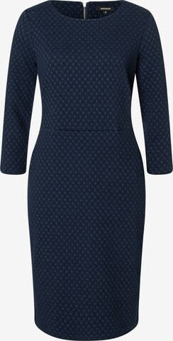 MORE & MORE Sheath Dress in Blue: front