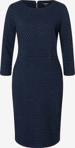MORE & MORE Sheath Dress in Blue: front