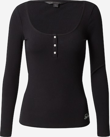 GUESS - Camiseta 'Karlee' en negro: frente