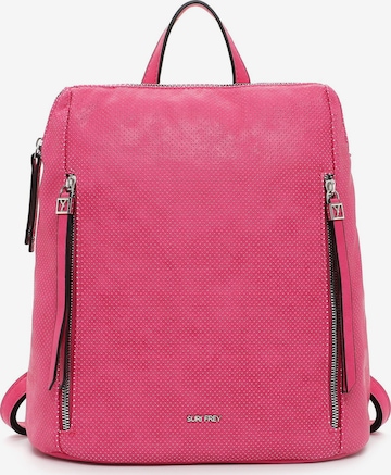 Suri Frey Backpack 'Suzy' in Pink: front