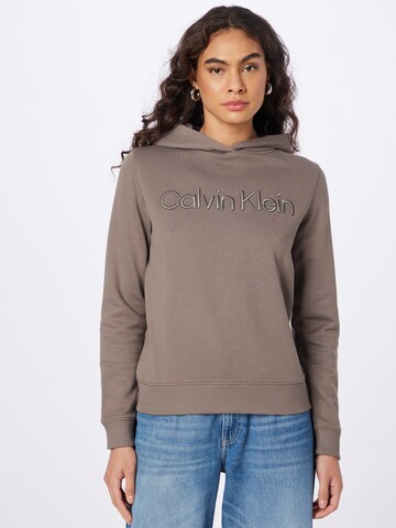 Calvin Klein - Sweatshirt em castanho: frente