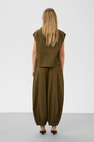 SOAKED IN LUXURY - Blusa 'Molopo' en marrón