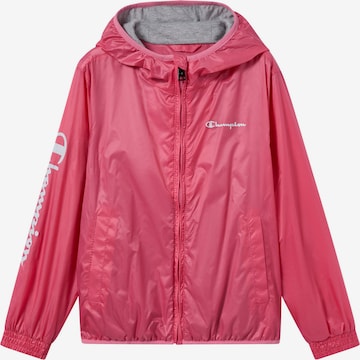 Veste mi-saison Champion Authentic Athletic Apparel en rose : devant