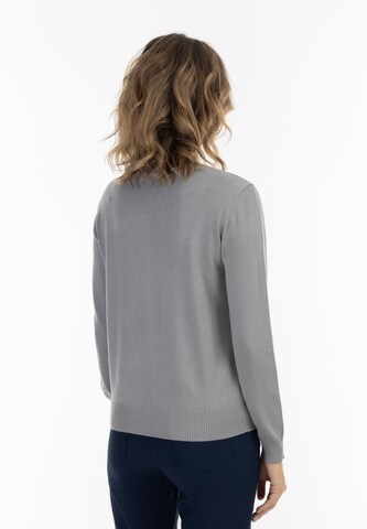 usha BLACK LABEL Knit cardigan in Grey