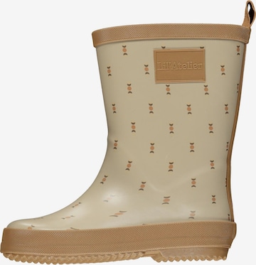 NAME IT Rubber Boots in Beige: front