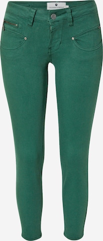 FREEMAN T. PORTER Skinny Kalhoty 'Alexa' – zelená: přední strana
