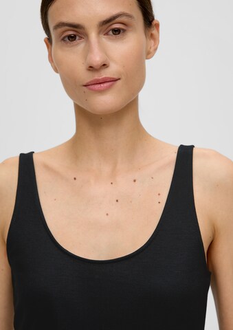 s.Oliver BLACK LABEL - Top em preto