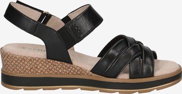 CAPRICE Strap Sandals in Black