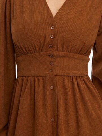 Robe 'ELSA ' VILA en marron