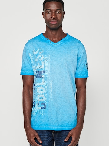 KOROSHI Majica | modra barva: sprednja stran