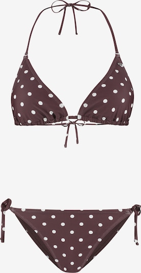 The Sunshine Brand Bikini top 'Liz' in 70 in Brown / White, Item view