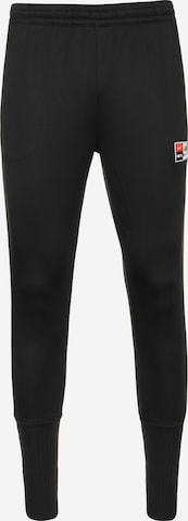 Effilé Pantalon de sport NIKE en noir : devant