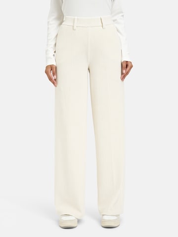 Milano Italy Loose fit Pants in White: front