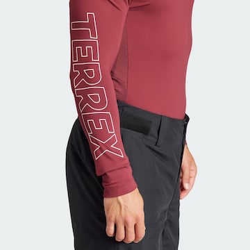 ADIDAS TERREX Performance Shirt 'Xperior' in Red