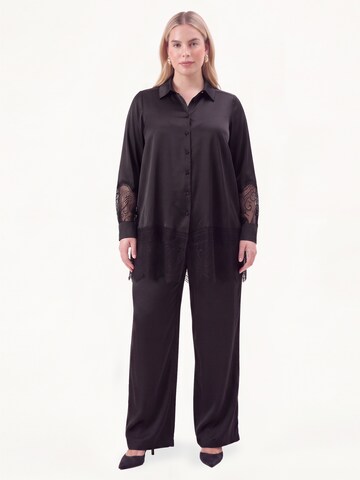YOEK Blouse in Zwart