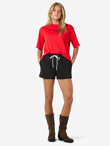 Noisy may Regular Broek 'NMRibbon' in Zwart