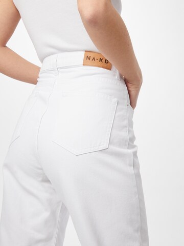 Loosefit Jean NA-KD en blanc