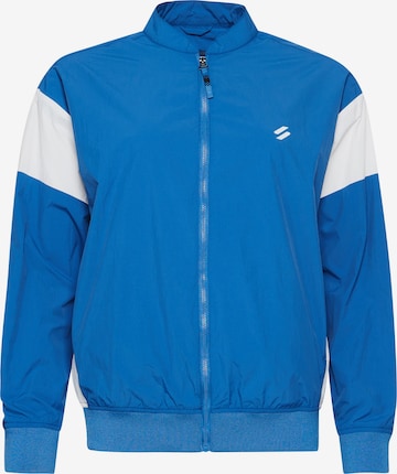 Superdry Athletic Jacket 'Train' in Blue: front