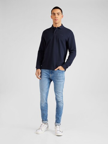 BOSS Shirt 'Petempestolong' in Blauw