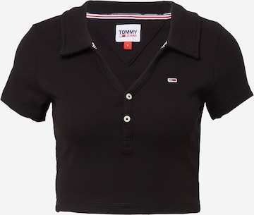 Tommy Jeans - Camiseta en negro: frente