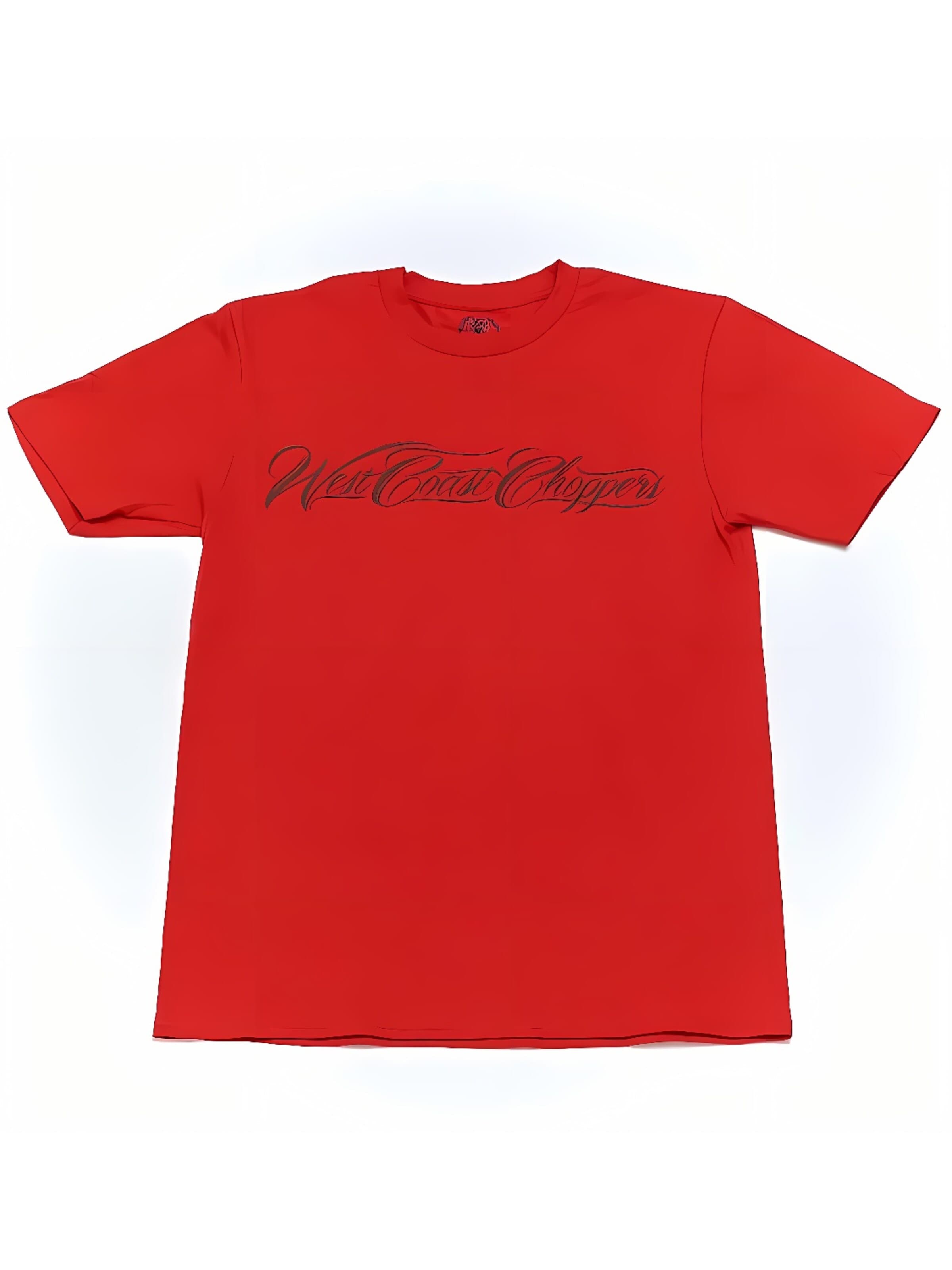 West Coast Choppers Shirt 'Uninvited Outlaws' in Red: front
