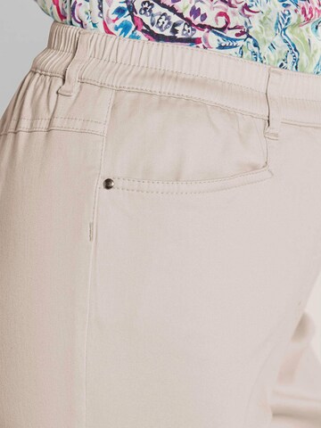 Regular Pantalon 'Louisa' Goldner en gris