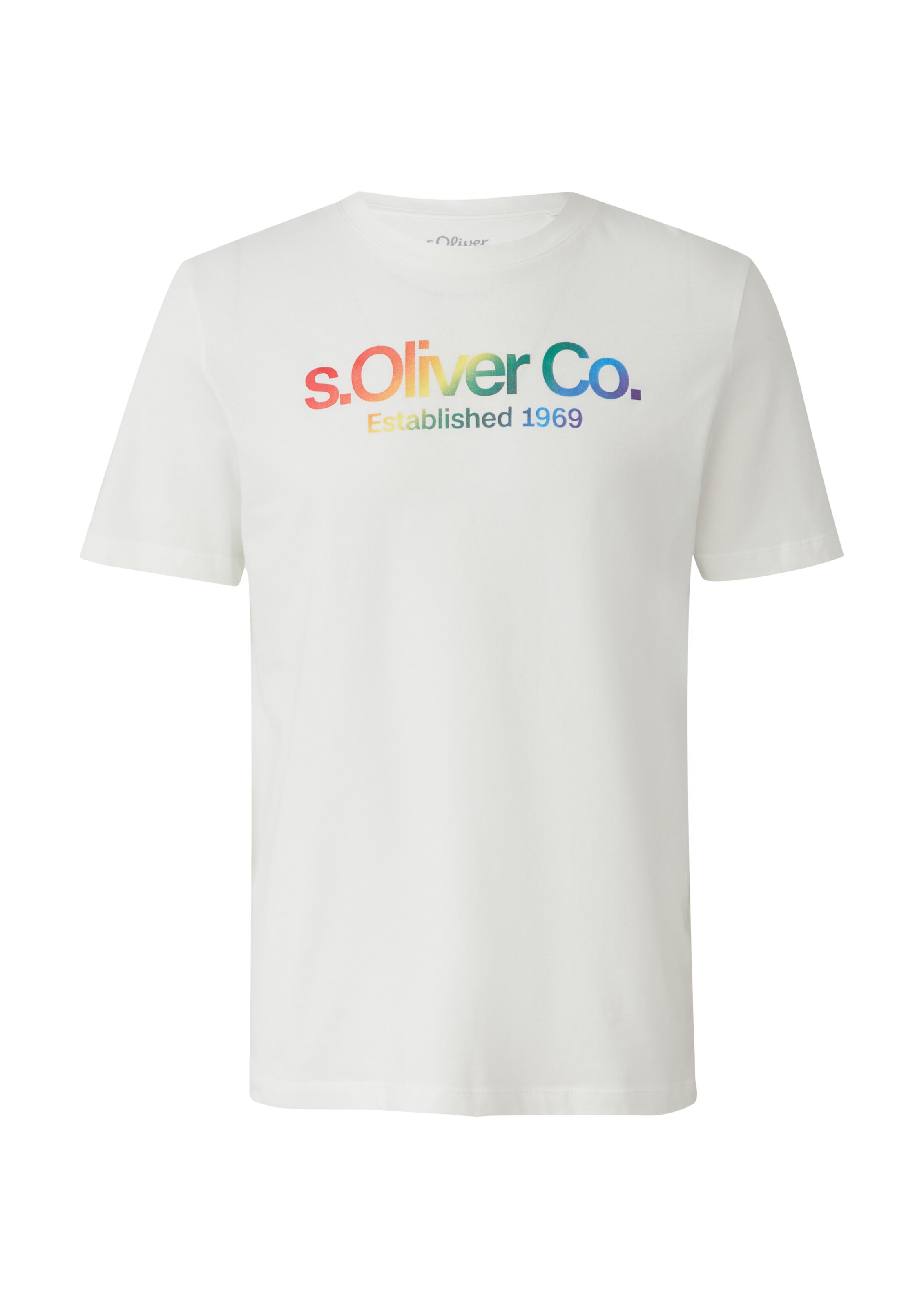 T-Shirt s.Oliver en blanc : devant