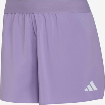 ADIDAS PERFORMANCE Regular Urheiluhousut värissä lila: etupuoli