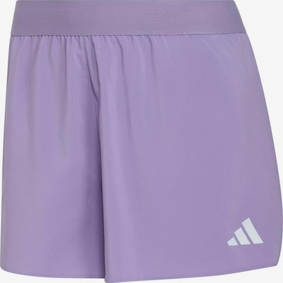 XS dydžio Sportinės kelnės iš ADIDAS PERFORMANCE, spalva – šviesiai violetinė / balta, Prekių apžvalga