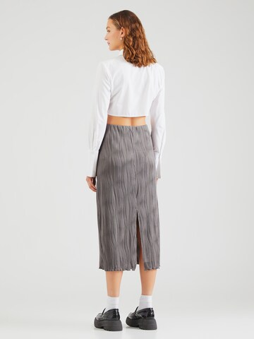 PIECES Skirt 'PCNANNIKA' in Grey