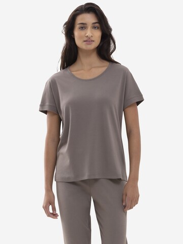 Mey Pajama Shirt in Grey: front