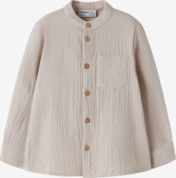 Coupe regular Chemise NAME IT en gris : devant