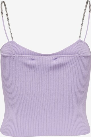 ONLY Knitted top 'MOON' in Purple