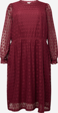 Robe 'EMILA' ONLY Carmakoma en rouge : devant