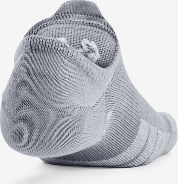 Chaussettes de sport 'Heatgear UltraLowTab 3pk' UNDER ARMOUR en gris