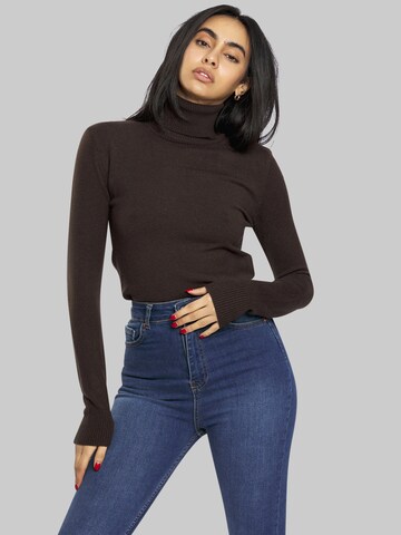FRESHLIONS Sweater 'Ciara' in Brown