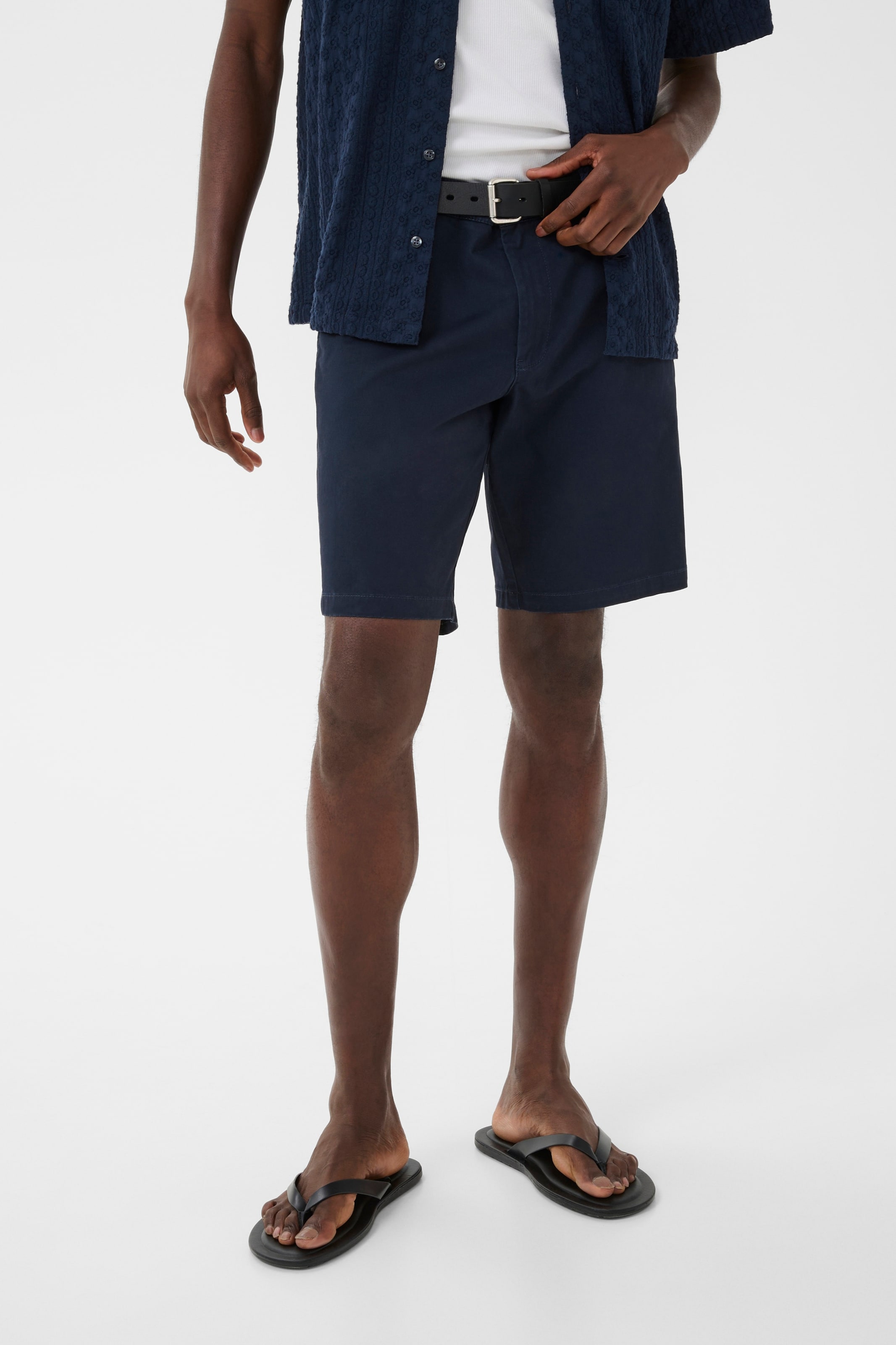Pantalon 'Thomas' Matinique en bleu : devant