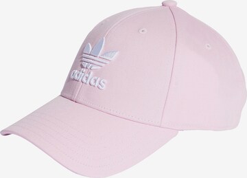 ADIDAS ORIGINALS Cap 'Trefoil' in Pink: predná strana