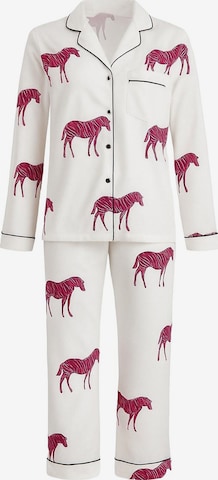 Pyjama For You Moda en blanc : devant