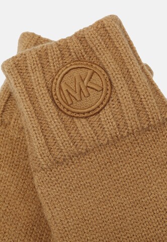 MICHAEL Michael Kors Prstové rukavice - Hnedá