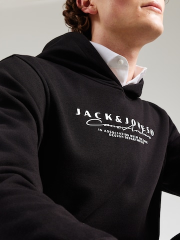 JACK & JONESSweater majica 'JCOPOINT' - crna boja