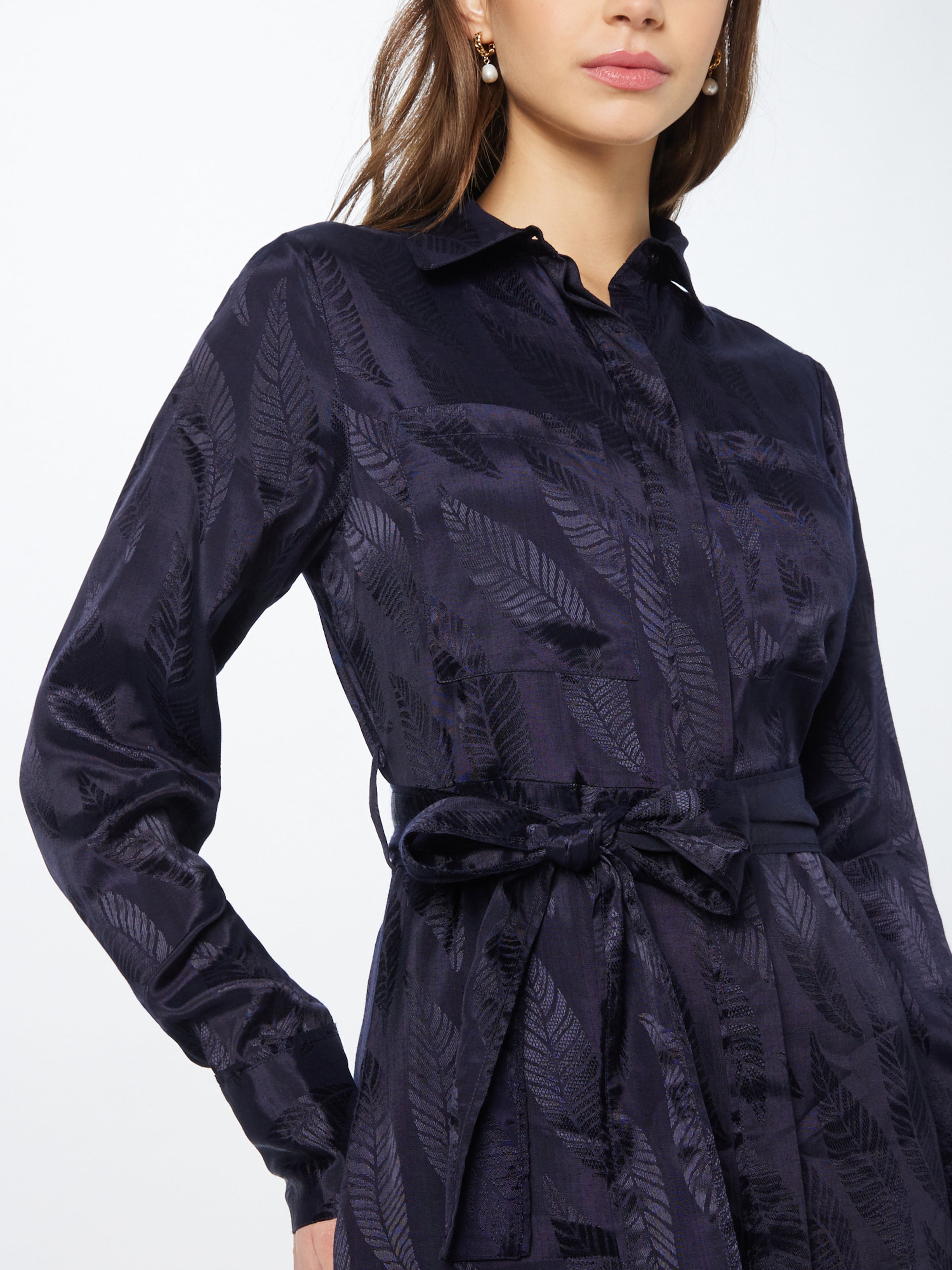 Caroline silk store tunic dress