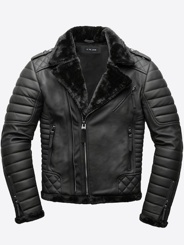 Crone Winter Jacket 'NAIK SHEARLING' in Black: front