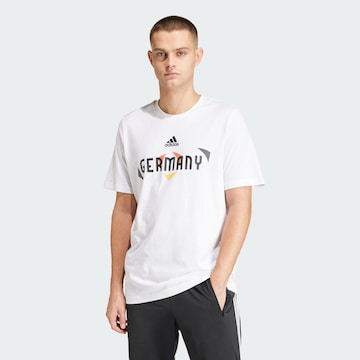 ADIDAS PERFORMANCE Performance Shirt 'UEFA EURO24™ Germany' in White: front