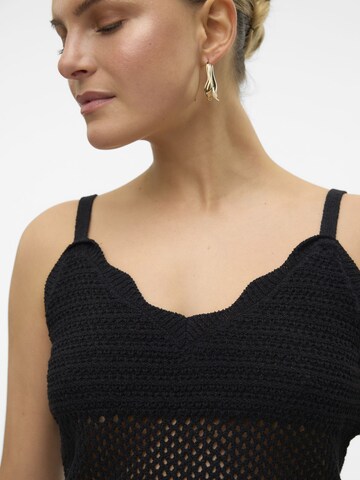 VERO MODA Knitted Top 'BORABORA' in Black