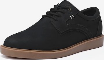 ALLTHEMEN Schnürschuh 'Leicht' in Schwarz: Vorderseite