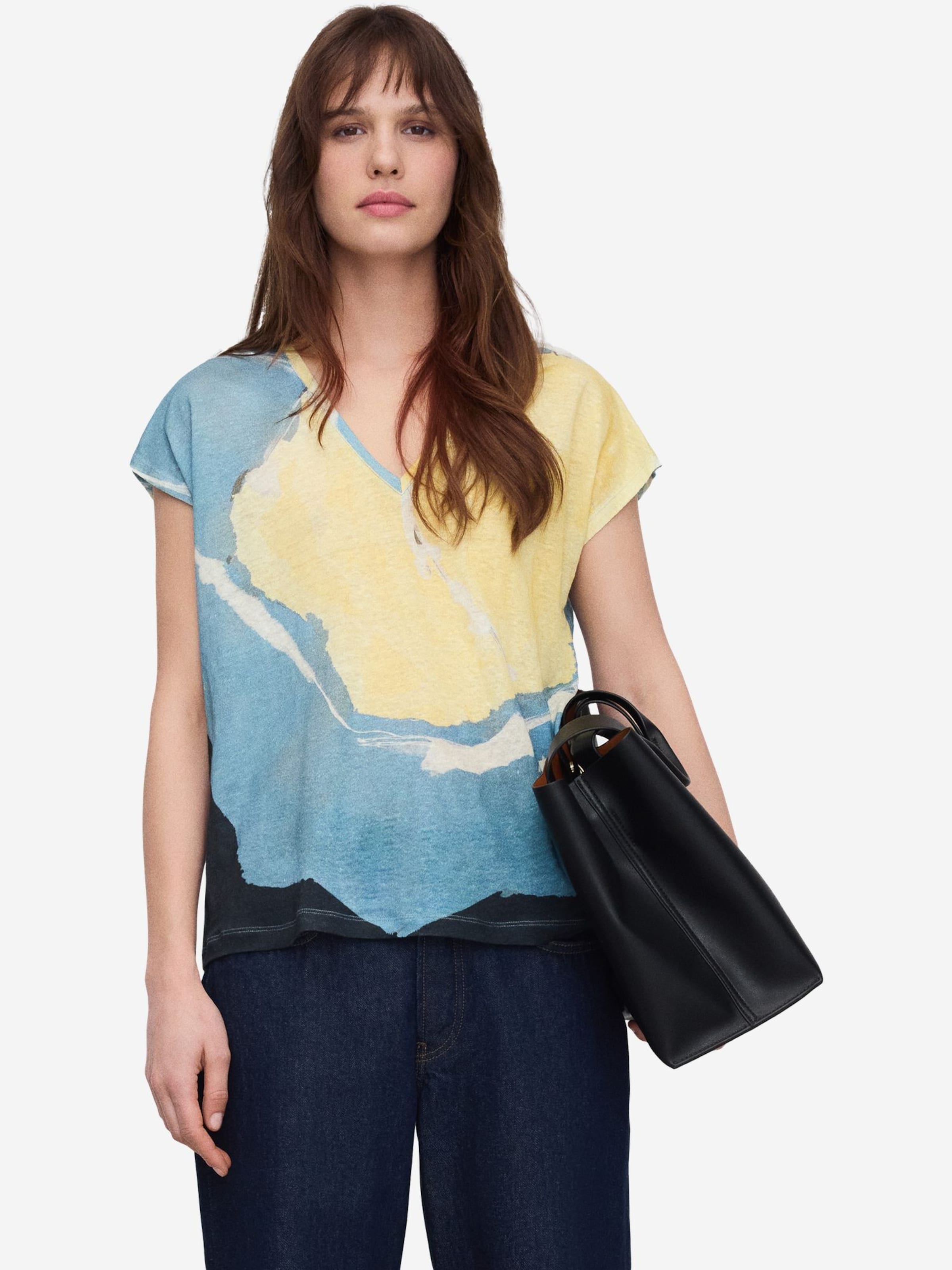 Adolfo Dominguez - Camisa em mistura de cores: frente